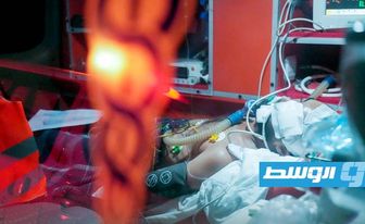ترحيل الحالات الخطيرة جراء اشتباكات طرابلس للعلاج في تونس، 20 أغسطس (جهاز الطب العسكري على فيسبوك)