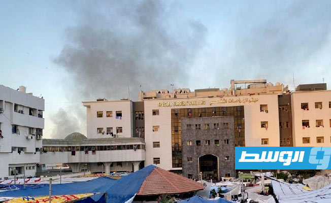 قوات الاحتلال تعتقل نازحين وذوي الشهداء في مستشفى الشفاء بغزة