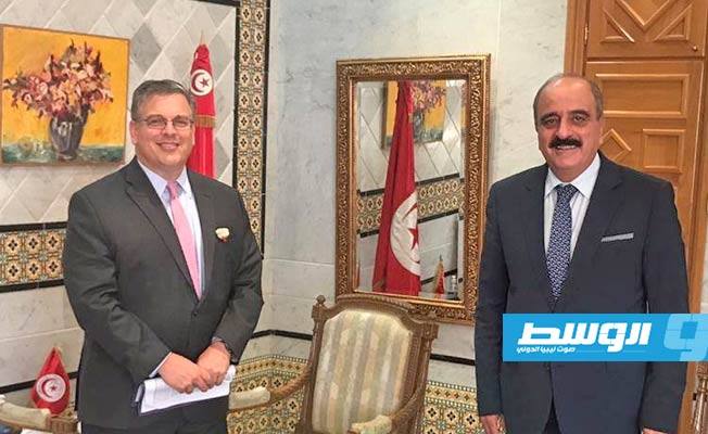 الملف الليبي على طاولة مشاورات الخارجية التونسية مع السفير الأميركي