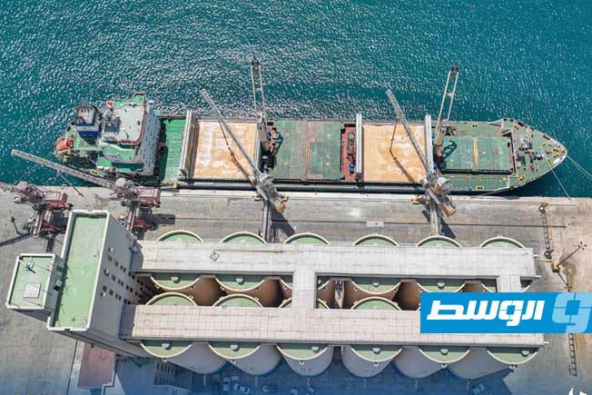 Trial operations begin at the grain silos in the Port of Misrata after a 15-year hiatus