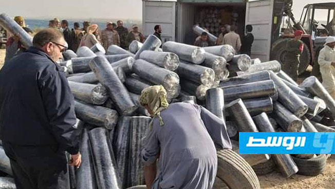 الجهات الأمنية في طبرق تعدم 10 طن من مخدر الحشيش