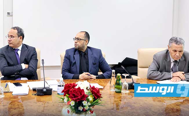 جانب من الاجتماع الرابع للمجلس الأعلى لشؤون الطاقة برئاسة عبدالحميد الدبيبة، الثلاثاء 13 يونيو 2023 (حكومة الوحدة)