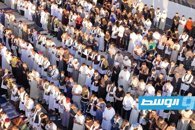 Eid Prayers held at Al-Kish Square in Benghazi