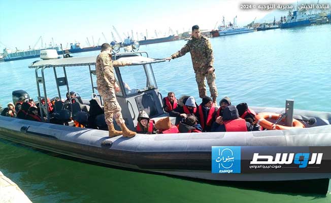 الجيش اللبناني ينقذ 20 سوريًا من الغرق خلال تهريبهم قبالة شاطئ طرابلس