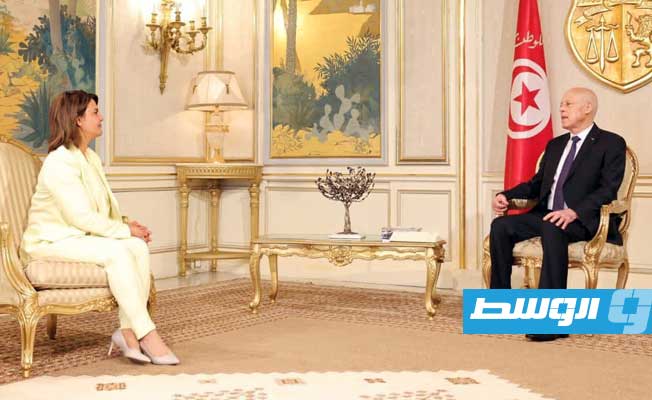 خلال استقباله المنقوش.. قيس سعيد: تونس ترفض أي محاولة لتقسيم ليبيا