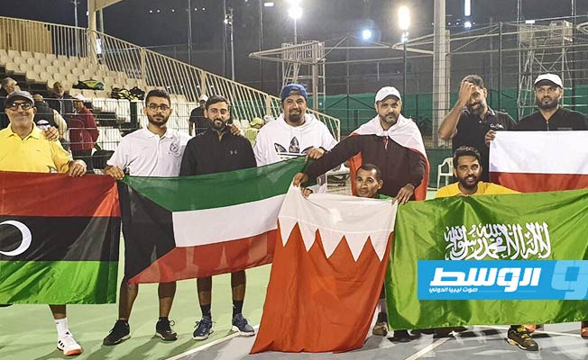 الطيب يتوج بفضية رواد التنس العرب