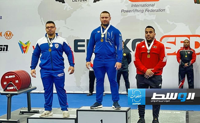 «البلدوزر» الليبي عبدالله هاجر يحقق برونزية بطولة العالم للقوة البدنية