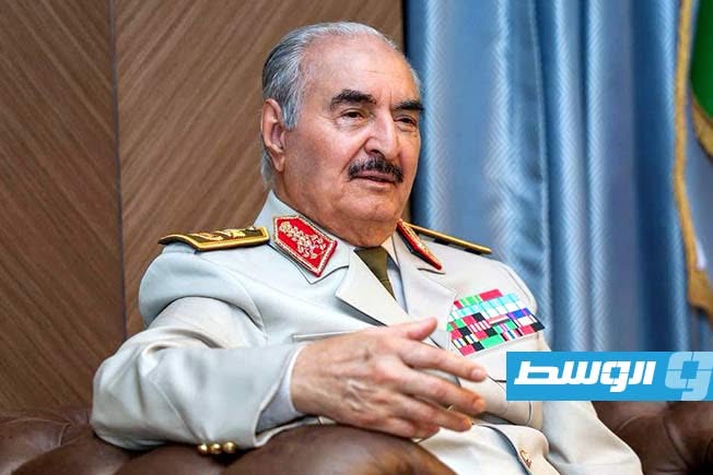 Representatives at the mini-dialogue brief Haftar on the progress of the 4+4 Committee’s work