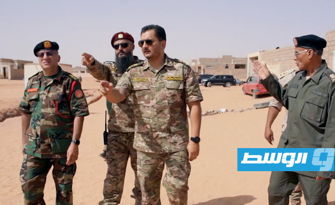 إعلام «القيادة العامة»: صدام حفتر وقيادات عسكرية يتابعون العمليات في الجنوب (فيديو)