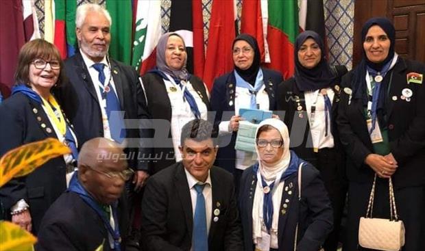 بالصور: رابطة رواد كشاف ومرشدات ليبيا تشارك في المؤتمر العربي التاسع
