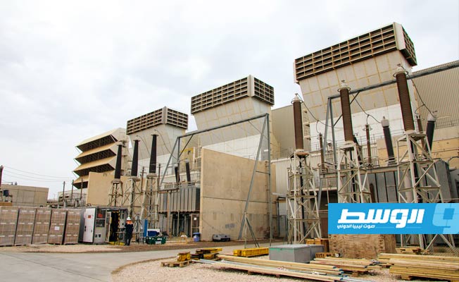 محطة شمال بنغازي، 8 يونيو 2023. (شركة الكهرباء)