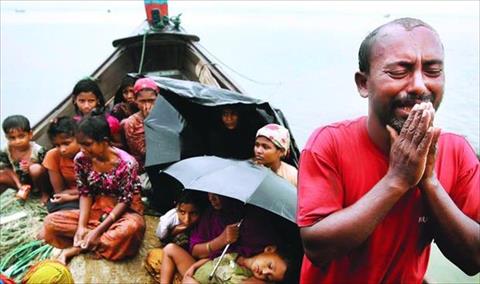 توقيف 48 من أفراد أقلية الروهينغا قبالة سواحل بورما