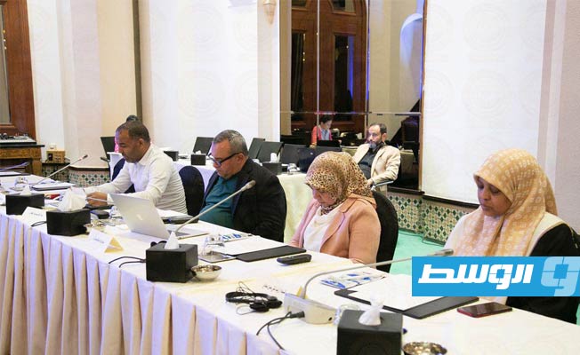أعمال اليوم الثاني لاجتماعات القاهرة بين ممثلي مجلسي النواب والدولة، 16 أبريل 2022. (مجلس النواب)