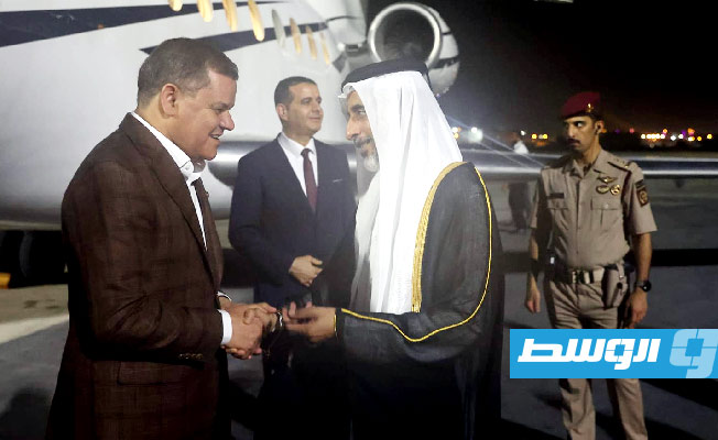 الدبيبة يصل قطر.. ويلتقي الأمير تميم غدًا