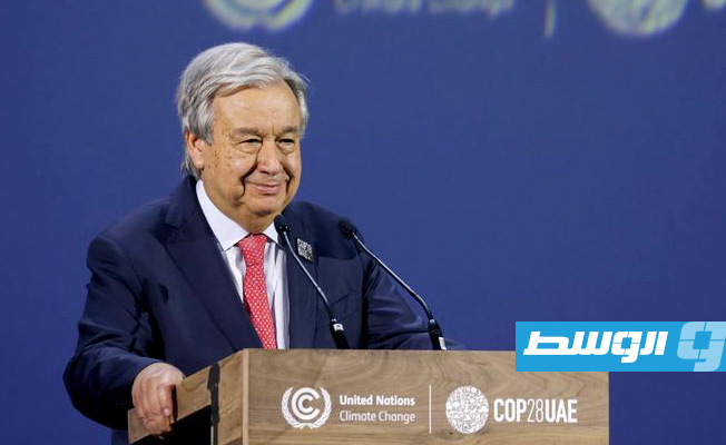 غوتيريس يحث القادة في «كوب28» على الاتفاق بشأن خفض كبير للانبعاثات