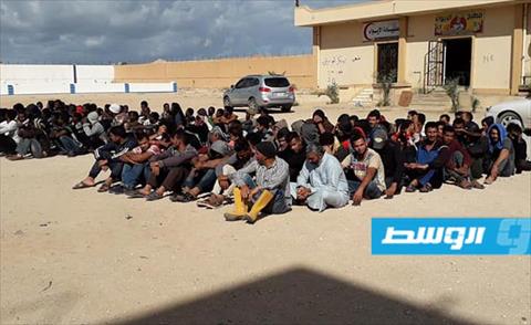 ضبط 386 مهاجرا من 6 جنسيات في بنغازي