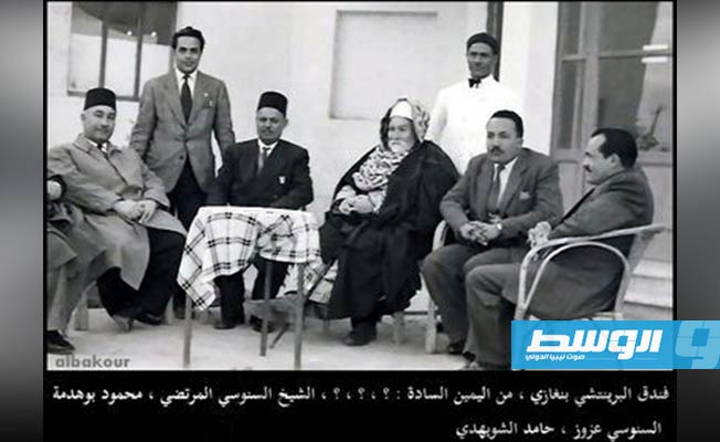 مع الشيخ محمود بوهدمة والسنوسي المرتضي