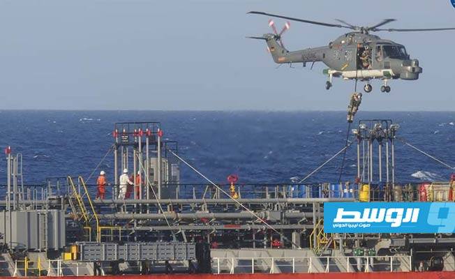 العملية الأوروبية «إيريني» تمنع سفينة من الوصول للمياه الإقليمية الليبية، 10 سبتمبر 2020. (إيريني)