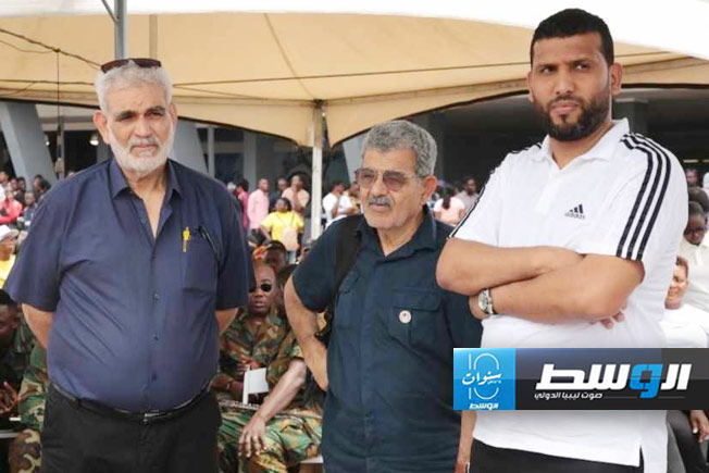 وفد ليبيا يحضر افتتاح ملعب كرة القدم بالعاصمه الغانية أكرا (صور)