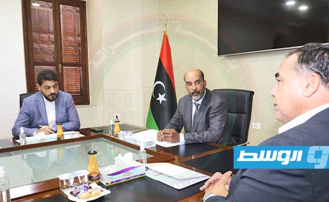 اجتماع الكوني مع المجلس البلدي مصراتة، الأربعاء 7 سبتمبر 2022. (المجلس البلدي مصراتة)