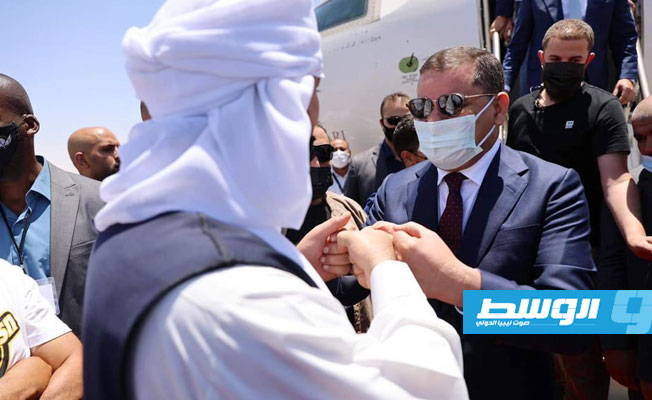 بالصور: الدبيبة يصل سبها لعقد اجتماع مجلس الوزراء لأول مرة بالمدينة