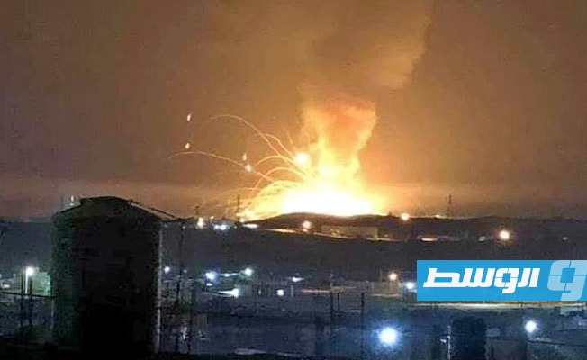 انفجارات بمنطقة الغباوي شرق مدينة الزرقاء الأردنية «فيديو»