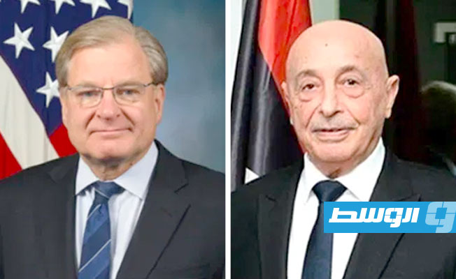 توافق بين عقيلة والسفير الأميركي على ضرورة عدم التصعيد العسكري في ليبيا