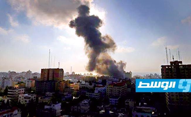 قصف إسرائيلي على قطاع غزة وجنوب سورية