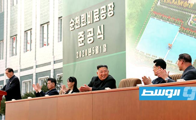 وسائل الإعلام الرسمية في كوريا الشمالية تنشر صورا لأحدث ظهور لكيم جونغ-اون. (أ ف ب)