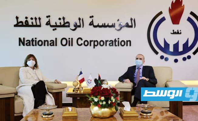 صنع الله والسفيرة الفرنسية يناقشان الإعداد لملتقى بين مؤسسة النفط مع الشركات الفرنسية