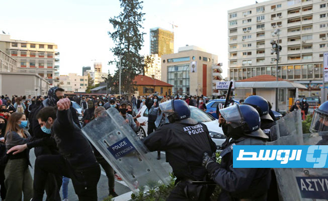 احتجاج في نيقوسيا ضد الفساد وقيود احتواء «كورونا»