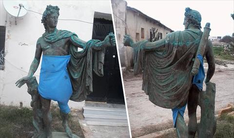 الساحلي: عرض تمثال الإله الإغريقي أبوللو بمتحف بنغازي