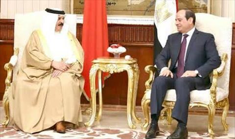 البحرين تؤيد حق مصر في الدفاع عن أمنها تجاه «تطورات الأحداث» في ليبيا