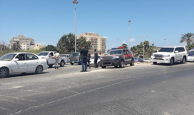 الحمله الأمنية لجهاز مكافحة الظواهر السلبية والهدامة في مدينة بنغازي. (الإنترنت)