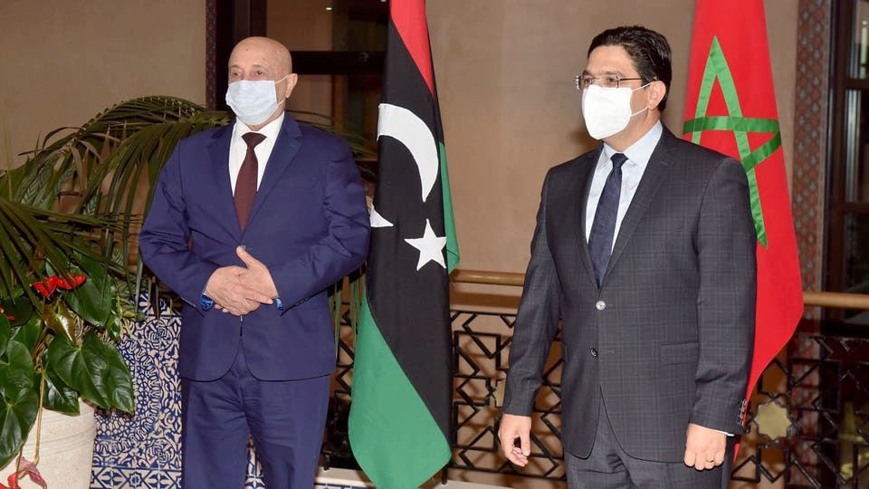 عقيلة وبوريطة يبحثان تقريب وجهات النظر بين مجلسي النواب والدولة «الجسمين الشرعيين» في ليبيا