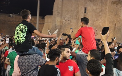 Libyans celebrate 1-0 victory over Angola in World Cup qualifiers as national team now sits atop Group F