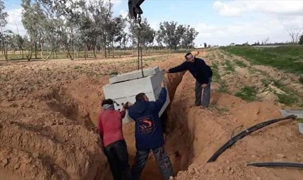 هاتف ليبيا: صيانة كابل الألياف البصرية بإحدى مناطق الجبل الغربي