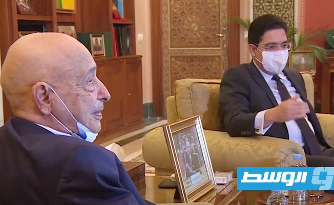 عقيلة صالح يدعم اتفاق وقف إطلاق النار ويثمن جهود المغرب في دعم الحل السياسي