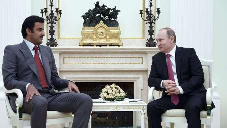 بوتين يستقبل أمير قطر لإجراء مباحثات حول سورية