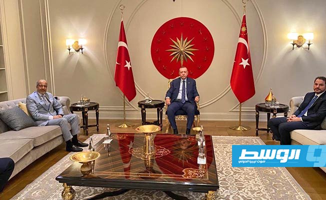 المركزي بطرابلس: الكبير يلتقي إردوغان لبحث «الموضوعات المشتركة»