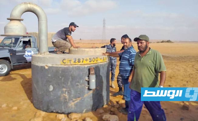 النهر الصناعي: وقف الإمداد المائي عن 4 مدن وتخفيضه على العاصمة طرابلس