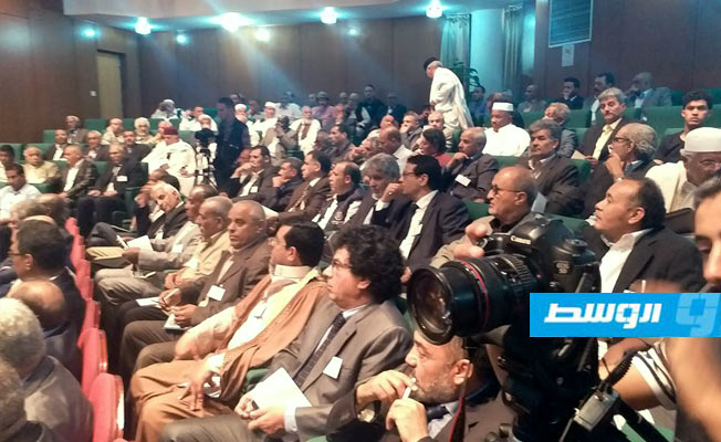 اللقاء التحضيري لاجتماع القوى الوطنية بفندق تيبيستي في بنغازي. (الإنترنت)