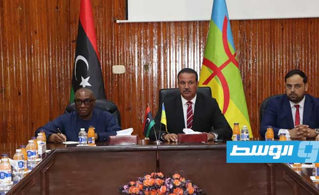 Ghanaian ambassador visits Nalut, meets with a number of city officials