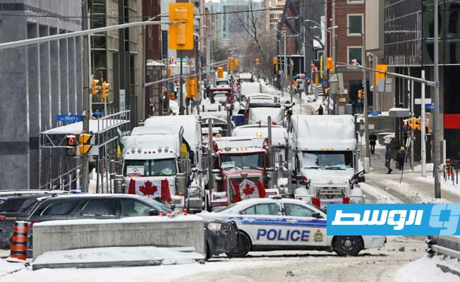 إعلان حالة الطوارئ في أونتاريو الكندية مركز الاحتجاجات على التدابير الصحية