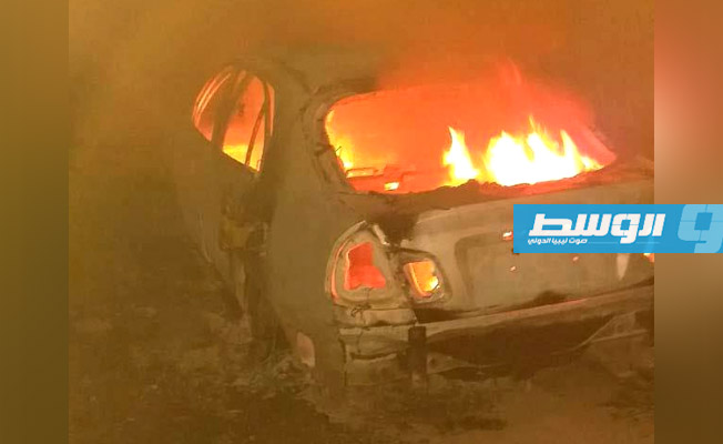 السيطرة على حريق شب في سيارة داخل محطة وقود بمنطقة النجيلة الغربية