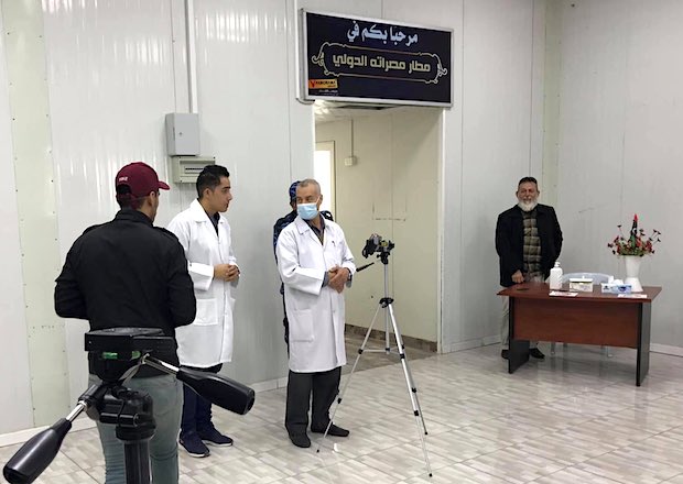 مطار مصراتة يمنع دخول الأجانب تحسبا لفيروس «كورونا»