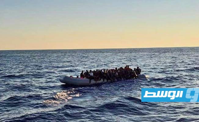 من عمليات إنقاذ مهاجرين غير شرعيين، 25 يوليو 2022. (وزارة الداخلية)