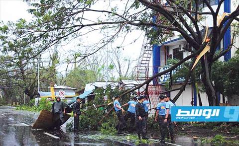 الإعصار كاموري يقتل شخصين في الفيليبين ويغلق مطار مانيلا