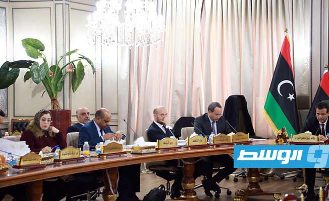 الاجتماع العادي التاسع لمجلس وزراء حكومة الوحدة الوطنية، الأربعاء 15 ديسمبر 2021. (رمضان أبوجناح)