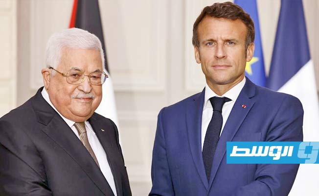 ماكرون يدعو لاستئناف الحوار «الإسرائيلي-الفلسطيني» خلال لقائه عباس